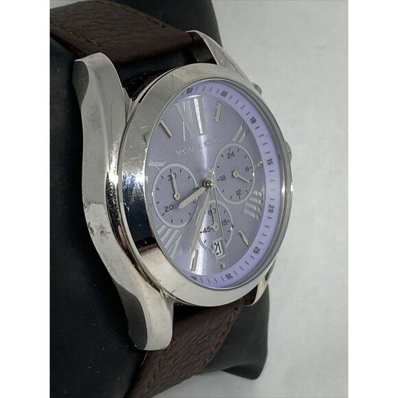 Michael Kors MK6331 Women's Brown Leather Analog Dial Quartz Genuine Watch GE460 - Picture 5 of 12